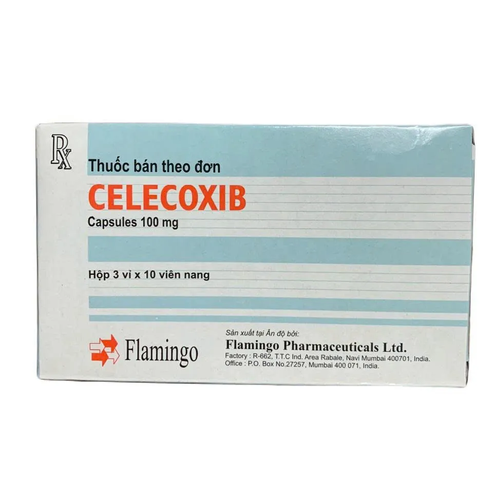 Celecoxib 100mg India (H/30v) – Giảm đau khớp hiệu quả, nguồn gốc Ấn Độ